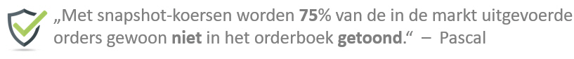 Voordelen tick-per-tick koersen